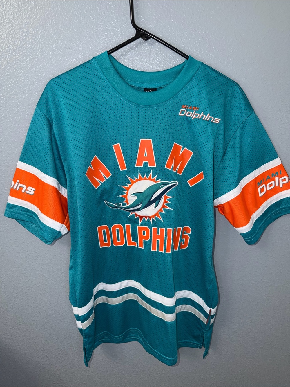 NFL Miami Dolphins Apparel Jersey with Orange & White Stitching